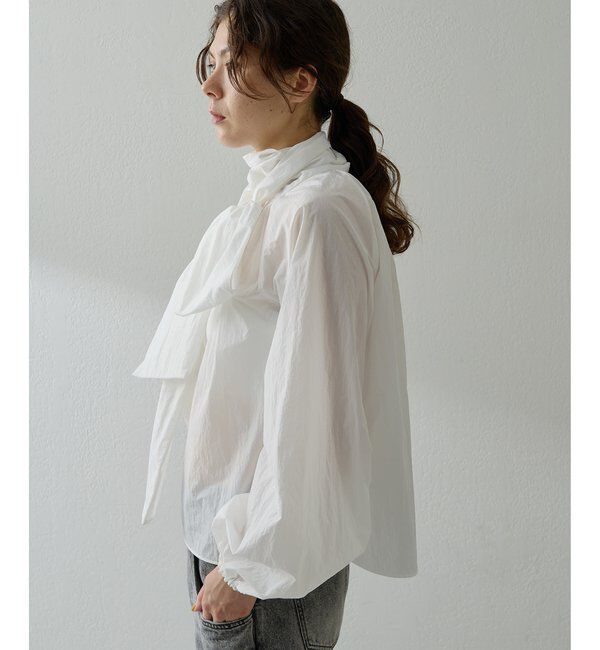  「ギャザーボウタイブラウス」|シャツ・ブラウス|