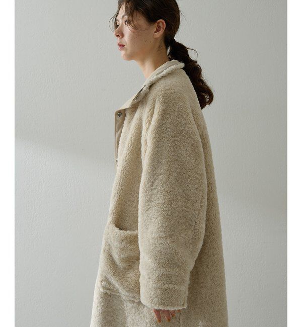  「リバーシブルボアコート」|その他|