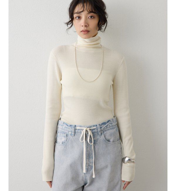  「ソフトRIBタートル」|ニット・セーター|