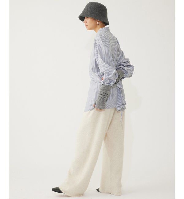 THE PAUSE「【THE PAUSE】ファーニットドロストパンツ」|チノ|