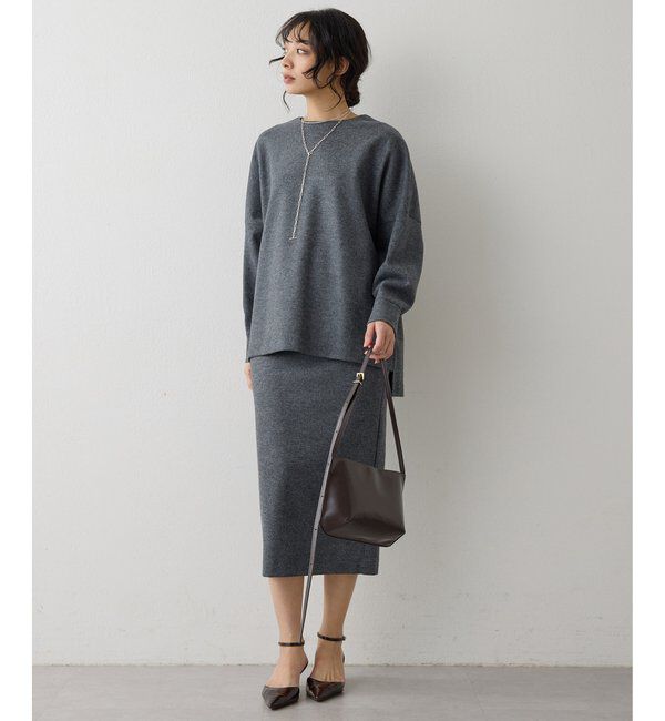  「圧縮スムースワイドプルオーバー」|Tシャツ・カットソー|