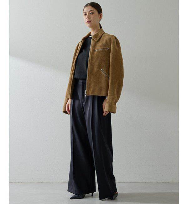  「ワイドタックパンツ」|チノ|