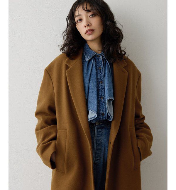  「ウールパイルロングチェスターコート」|その他|