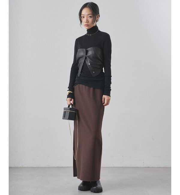  「ストレッチジャージスカート」|スカート|