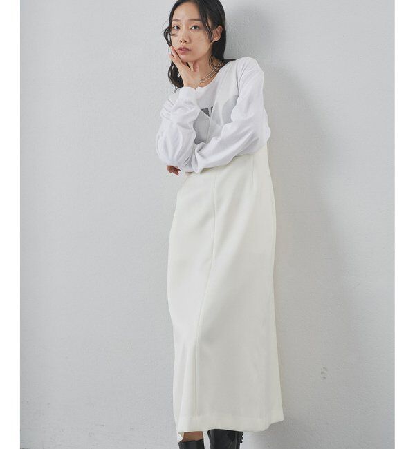  「ダブルサテンワンピース」|ワンピース|