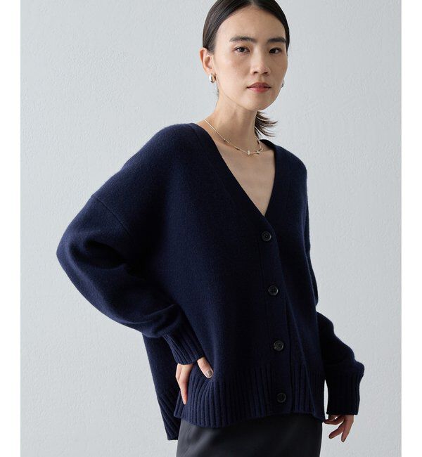 Drawing Numbers「【Drawing Numbers】接結ルーズVネックカーディガン」|ニット・セーター|