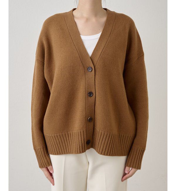 Drawing Numbers「【Drawing Numbers】接結ルーズVネックカーディガン」|ニット・セーター|