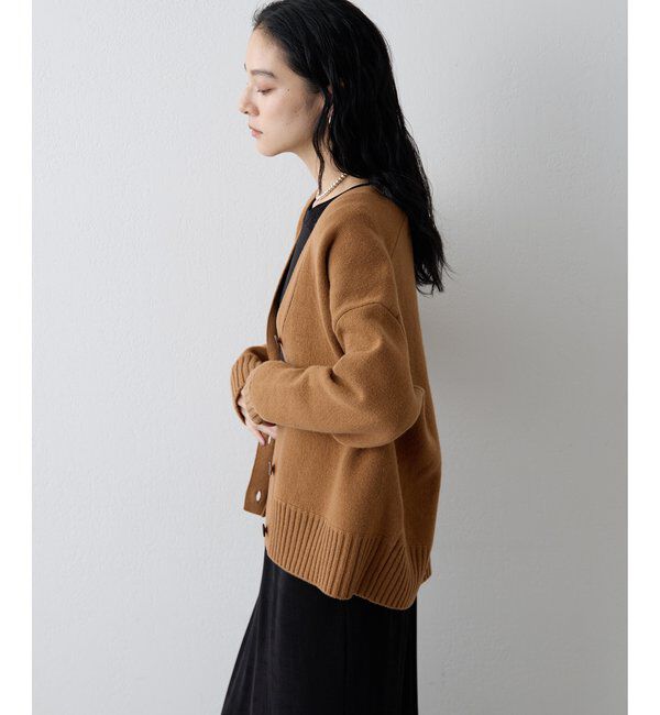 Drawing Numbers「【Drawing Numbers】接結ルーズVネックカーディガン」|ニット・セーター|