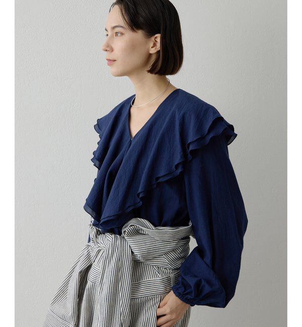  「ローンフリルブラウス」|シャツ・ブラウス|