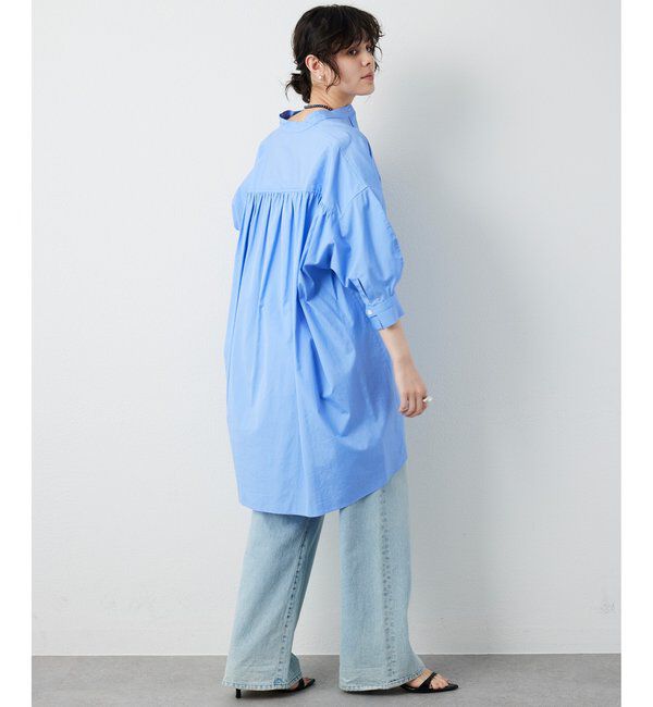  「刺繍チュニックシャツ」|シャツ・ブラウス|