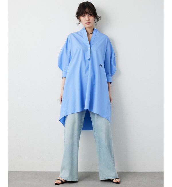  「刺繍チュニックシャツ」|シャツ・ブラウス|