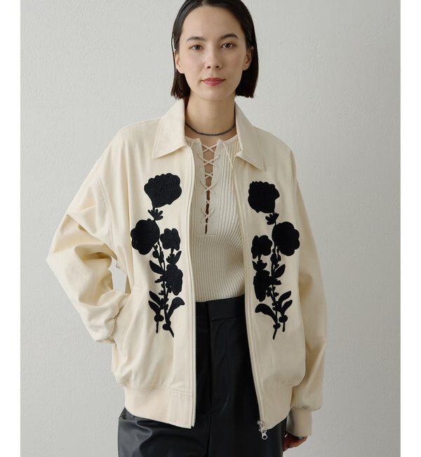  「コード刺繍ブルゾン」|ブルゾン・スタジャン|