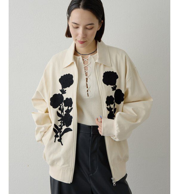  「コード刺繍ブルゾン」|ブルゾン・スタジャン|