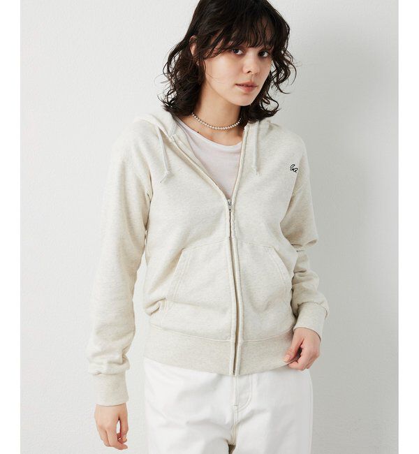  「ロゴ刺繍パーカー」|Tシャツ・カットソー|