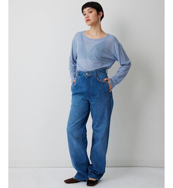 THE PAUSE「【THE PAUSE】シアーフライスロンTEE」|Tシャツ・カットソー|