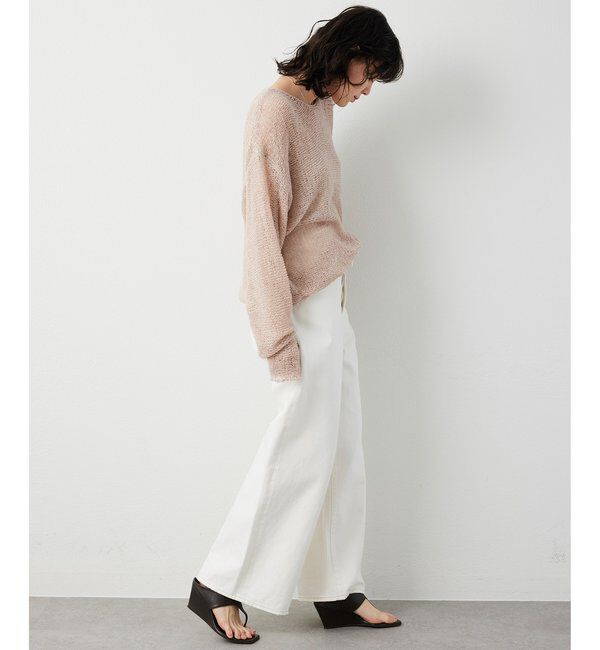 THE PAUSE「【THE PAUSE】メッシュプルオーバー」|ニット・セーター|