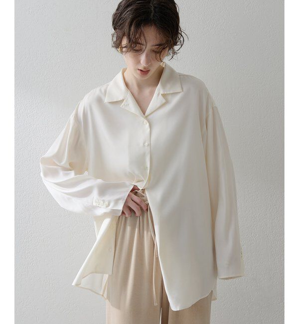 THE PAUSE「【THE PAUSE】フィブリルリラックスシャツ」|シャツ・ブラウス|