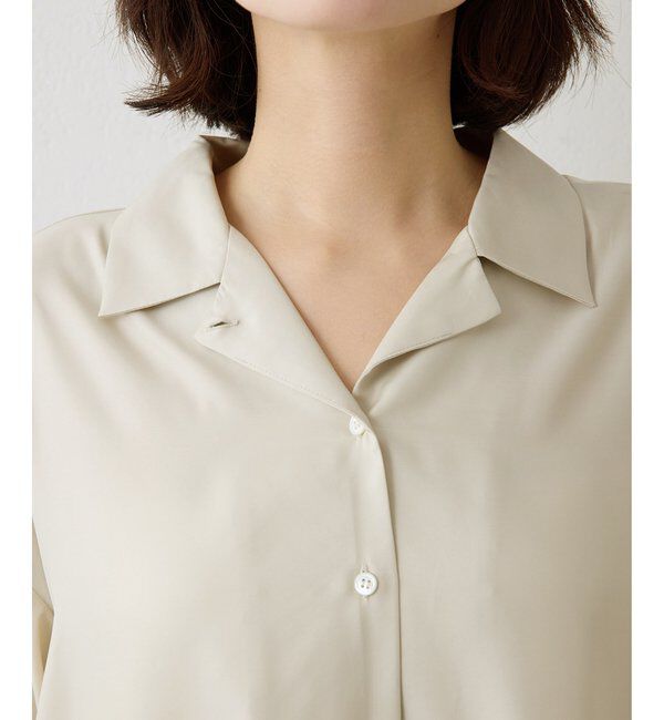 THE PAUSE「【THE PAUSE】フィブリルリラックスシャツ」|シャツ・ブラウス|