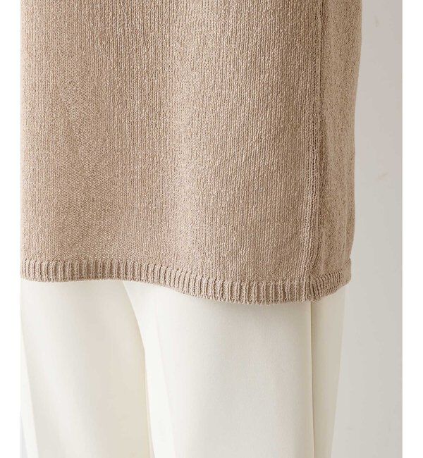  「ボートネックペーパーヤーンプルオーバー」|ニット・セーター|