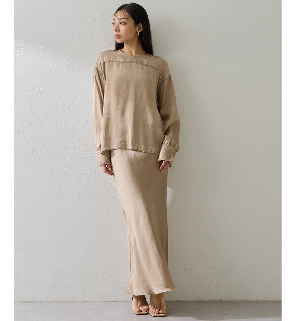  「ピグメントロングスカート」|スカート|