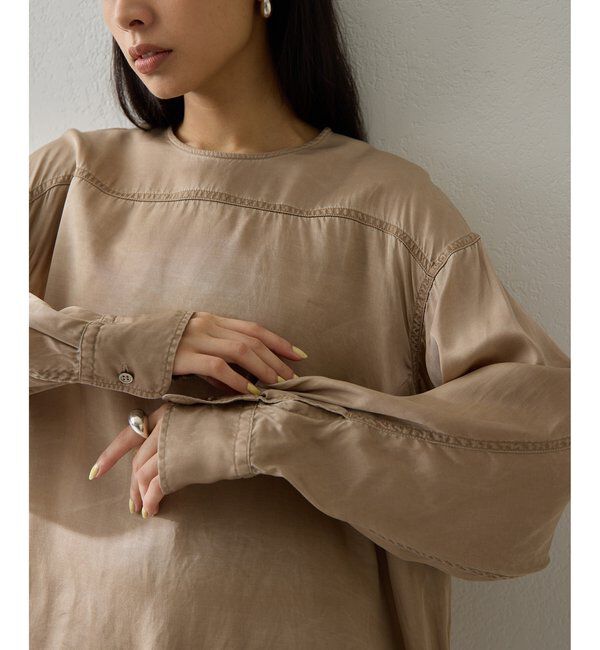  「ピグメントクルーブラウス」|シャツ・ブラウス|