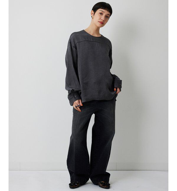  「ピグメントクルーブラウス」|シャツ・ブラウス|