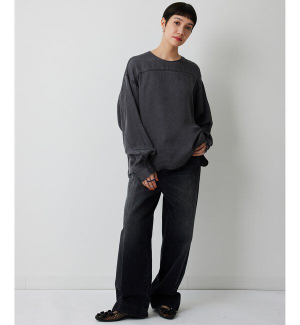  「ピグメントクルーブラウス」|シャツ・ブラウス|