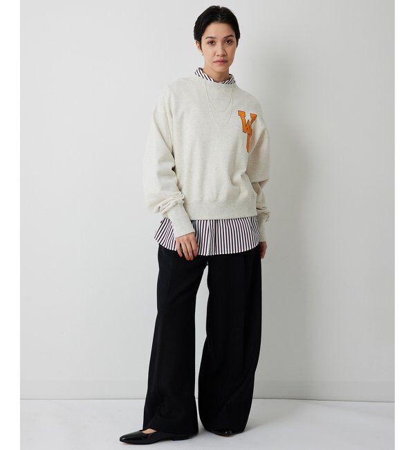  「ワンポイントロゴ裏毛プルオーバー」|Tシャツ・カットソー|