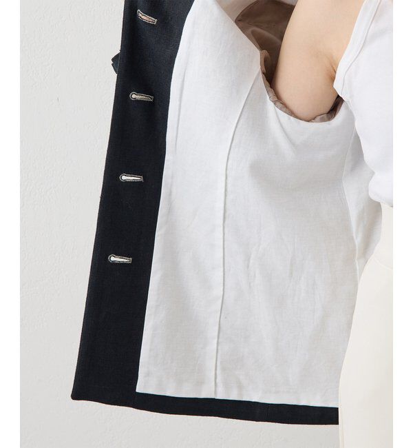 「リネンパイピングジャケット」|その他|
