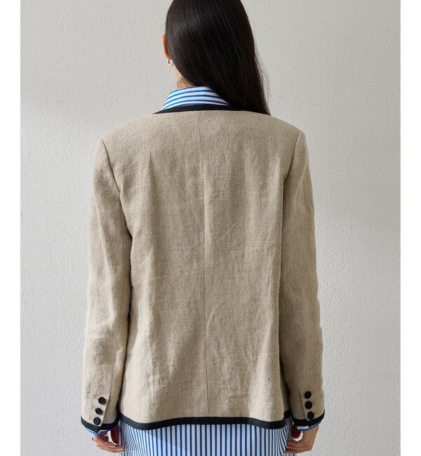  「リネンパイピングジャケット」|その他|