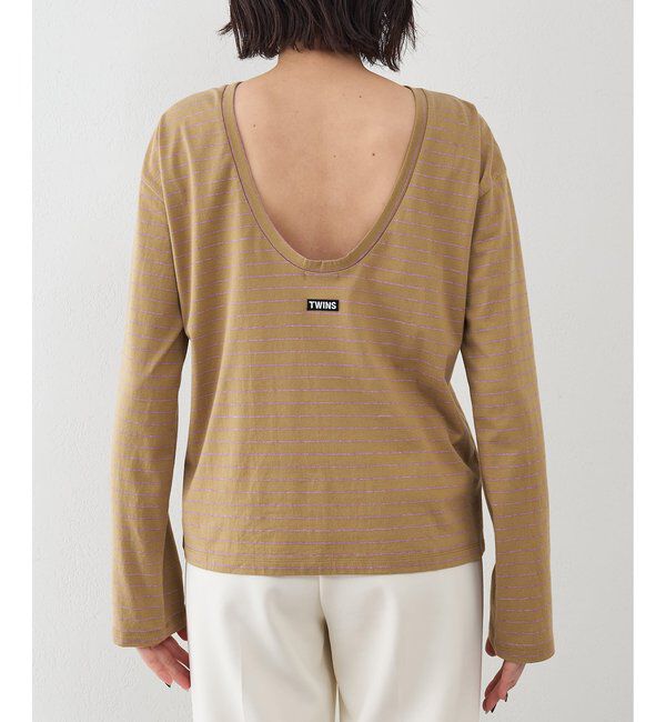 GEMINI「【GEMINI】バックシャンボーダーカットソー」|Tシャツ・カットソー|