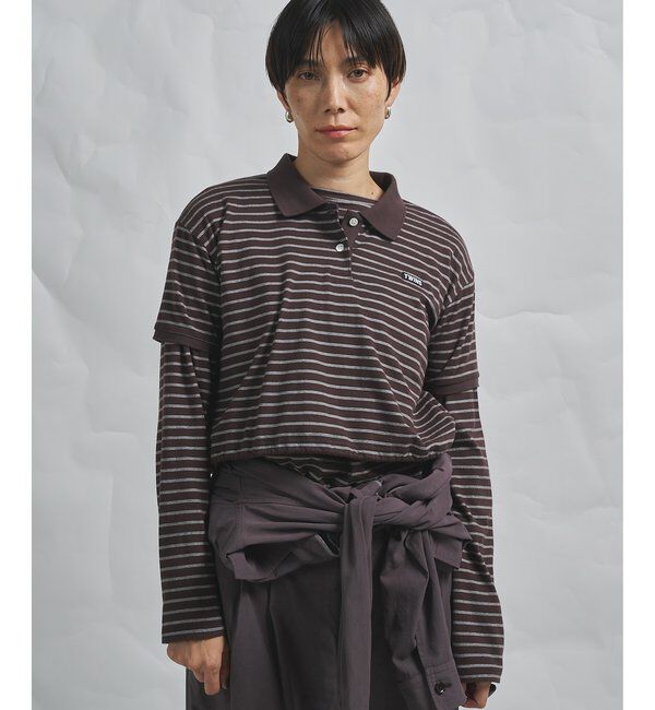 GEMINI「【GEMINI】ボーダーポロカットソー」|Tシャツ・カットソー|