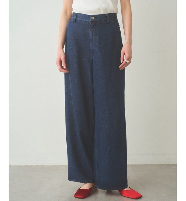 Drawing Numbers「【Drawing Numbers】リヨセルコットンワイドデニム」|チノ|