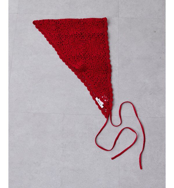  「クロシェニットスカーフ」|バンダナ・スカーフ|