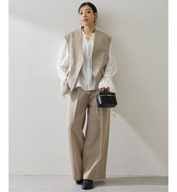  「コットンレースブラウス」|シャツ・ブラウス|