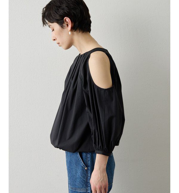 THE PAUSE「【THE PAUSE】オープンショルダーブラウス」|シャツ・ブラウス|