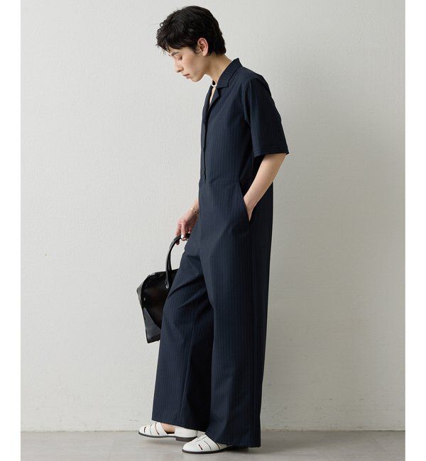 THE PAUSE「【THE PAUSE】ストライプカイキンジャンプスーツ」|ワンピース|