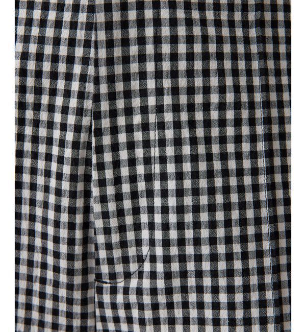 Drawing Numbers「【Drawing Numbers】オーガニックコットンチェックワイドパンツ」|チノ|