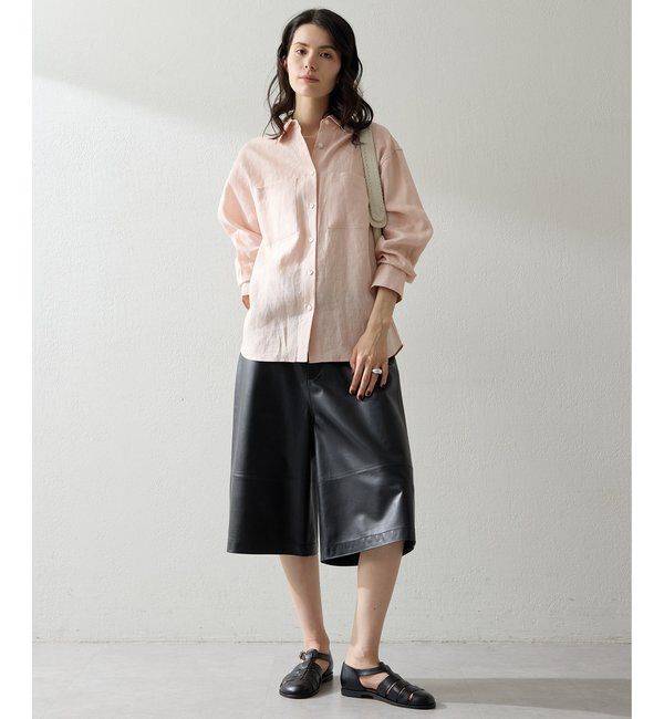  「レザーハーフパンツ」|チノ|