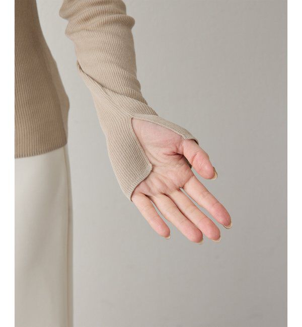  「シアーリブニットプルオーバー」|ニット・セーター|