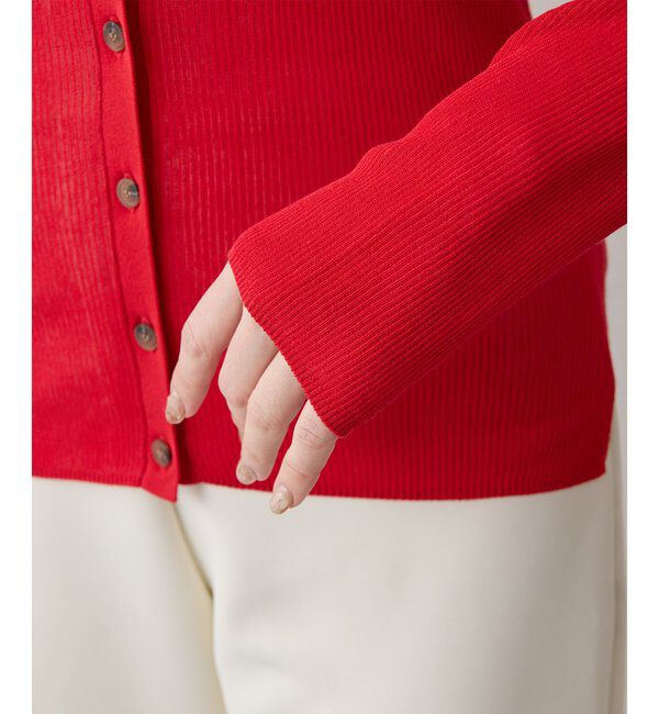  「シアーリブニットカーディガン」|ニット・セーター|