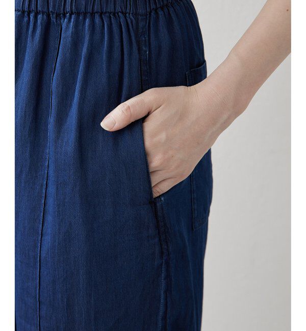 Drawing Numbers「【Drawing Numbers】ソフトデニムワイドパンツ」|チノ|