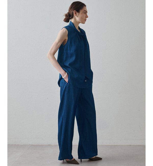 Drawing Numbers「【Drawing Numbers】ソフトデニムワイドパンツ」|チノ|