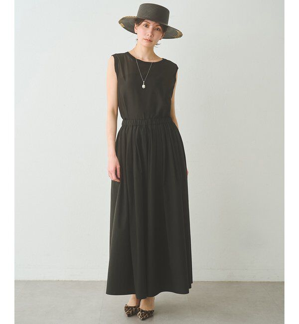 Drawing Numbers「【Drawing Numbers】シャイニーシースルーノースリーブブラウス」|シャツ・ブラウス|