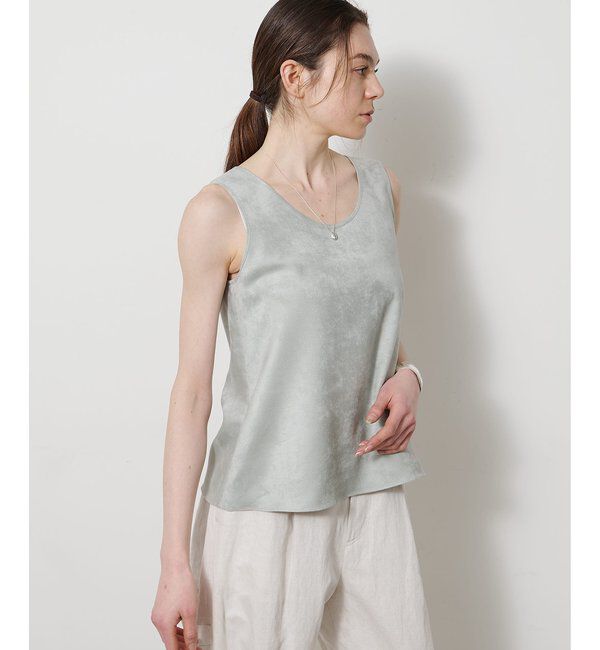 Drawing Numbers「【Drawing Numbers】フェイクスエードタンクブラウス」|シャツ・ブラウス|