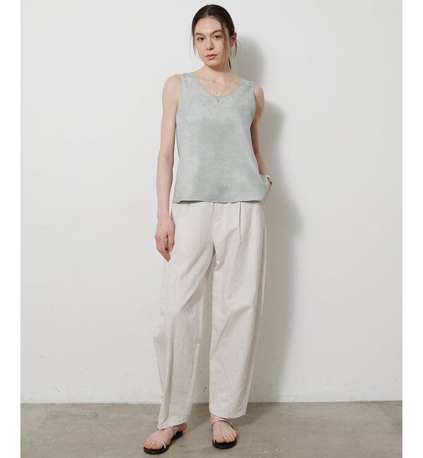 Drawing Numbers「【Drawing Numbers】フェイクスエードタンクブラウス」|シャツ・ブラウス|