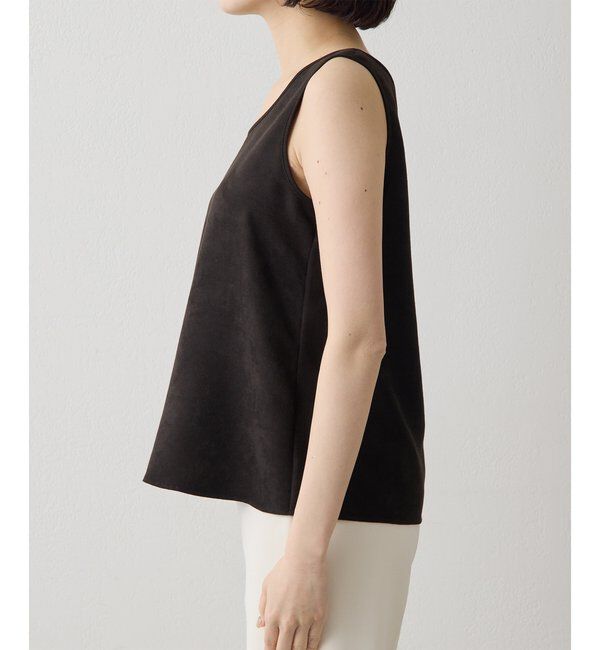 Drawing Numbers「【Drawing Numbers】フェイクスエードタンクブラウス」|シャツ・ブラウス|