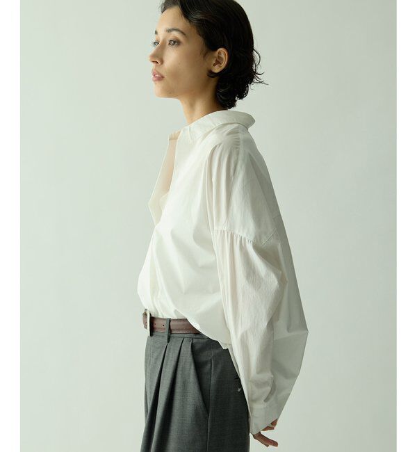 Drawing Numbers「【Drawing Numbers】スキッパーロングスリーブシャツ」|シャツ・ブラウス|