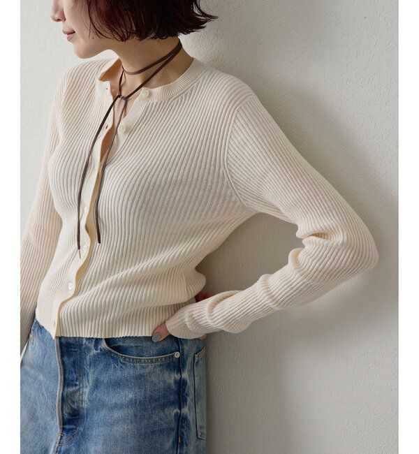  「ホールガーメントRIBカーディガン」|ニット・セーター|