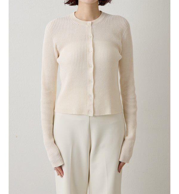  「ホールガーメントRIBカーディガン」|ニット・セーター|